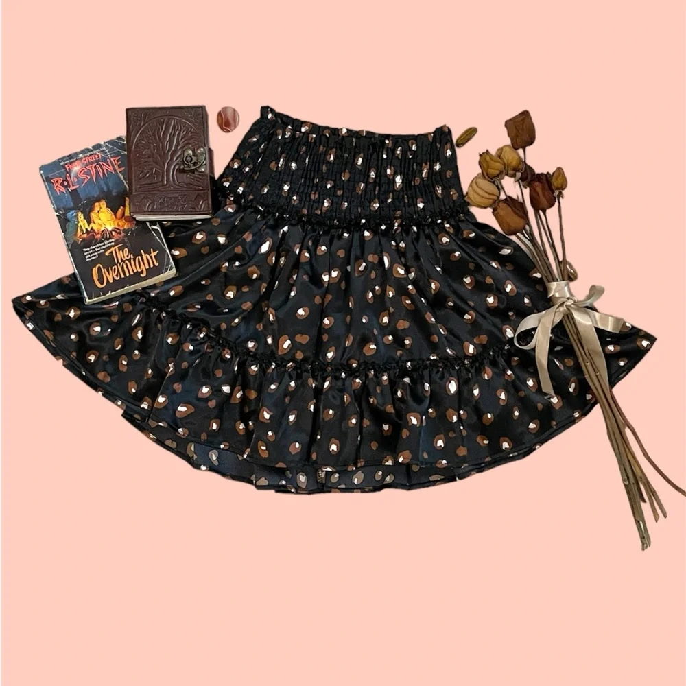 Altard State leopard print mini ruffled skirt - Picture 12 of 13